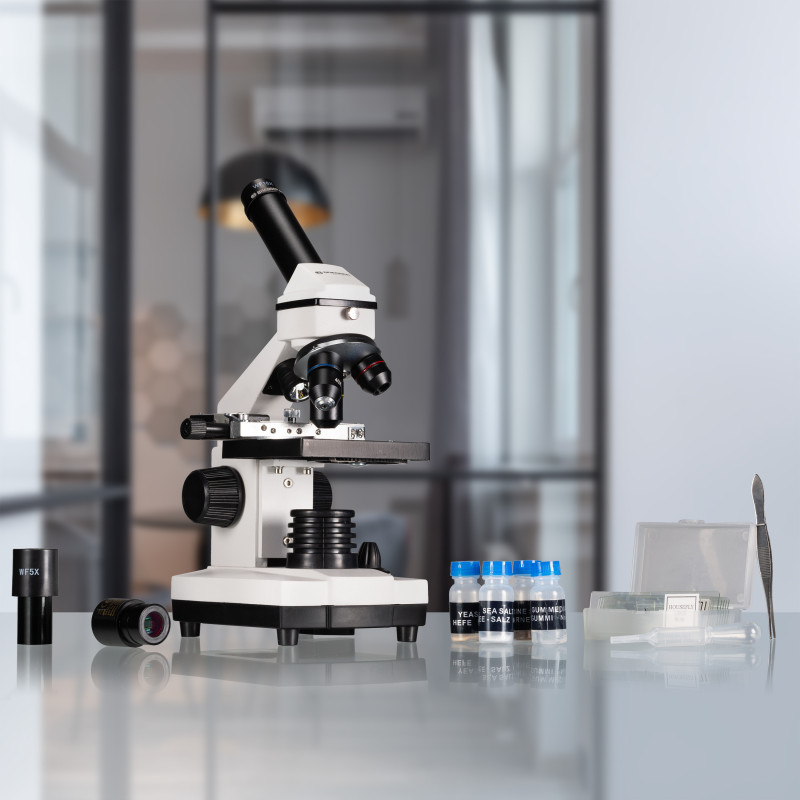 Bresser Biolux NV Mikroskop 20x-1280x m/HD kamera.
