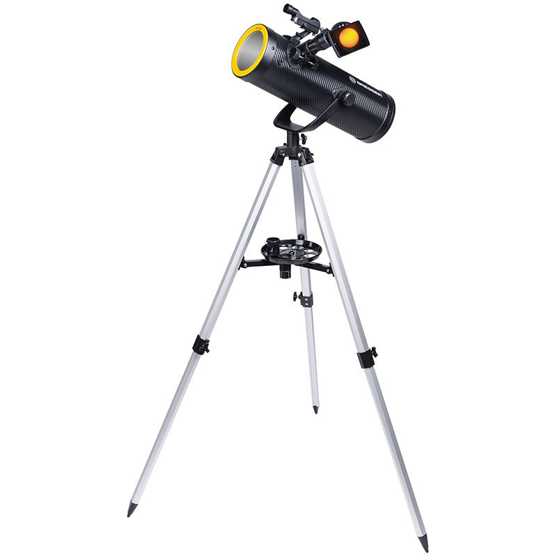 Bresser Solarix 114/500mm stjernekikkert M/Solfilter & Smartphone-adapter.