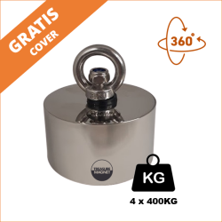 Fiskemagnet | Magnetfiskeri | 360 graders magnet - 1.600KG fiskemagnet