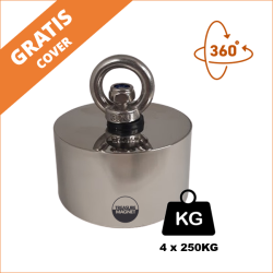 Fiskemagnet | Magnetfiskeri | 360 graders magnet - 1.000KG fiskemagnet