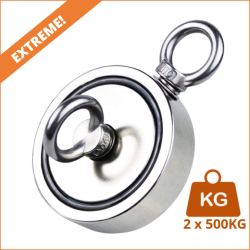 Magnetfiskeri | magnet | Treasuremagnet - 1000 KG.