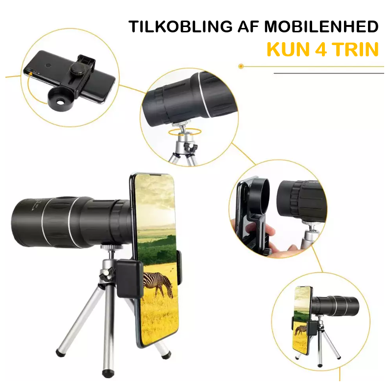 GLOBUZ, F1 16x52 m/ tripod | Monokikkert - Treasurehunter.dk