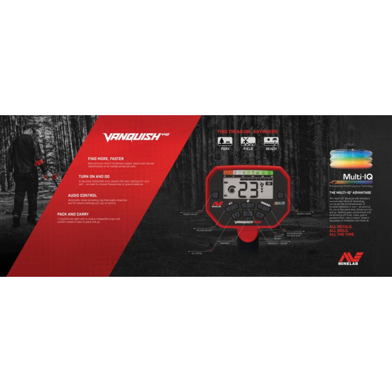Minelab Vanquish 440 | Metaldetektor - Treasurehunter.dk