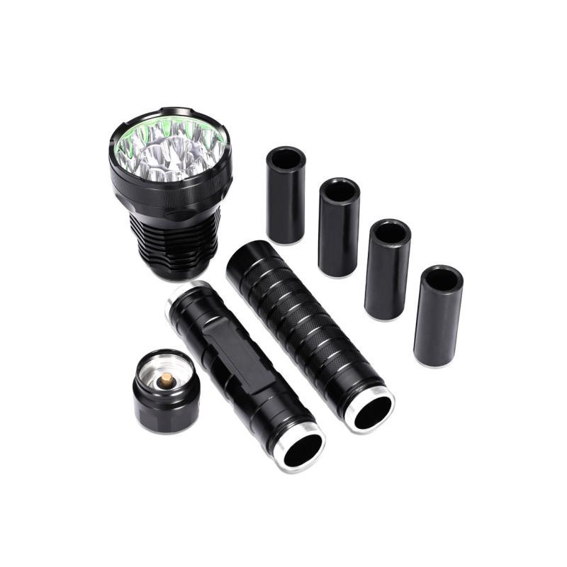 Lommelygte | LightHunter 22000 LUMEN| Dykkerlygte