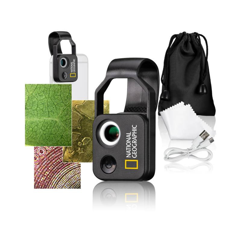 NATIONAL GEOGRAPHIC 200x Smartphone Mikroskop m/ CPL filter