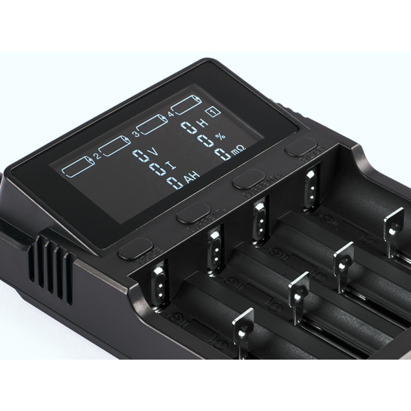KeepPower L4 Oplader til 18650 & 26650 batterier