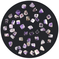 BÅND AMETHYST LOMMESTEN 2-3cm - Treasurehunter.dk