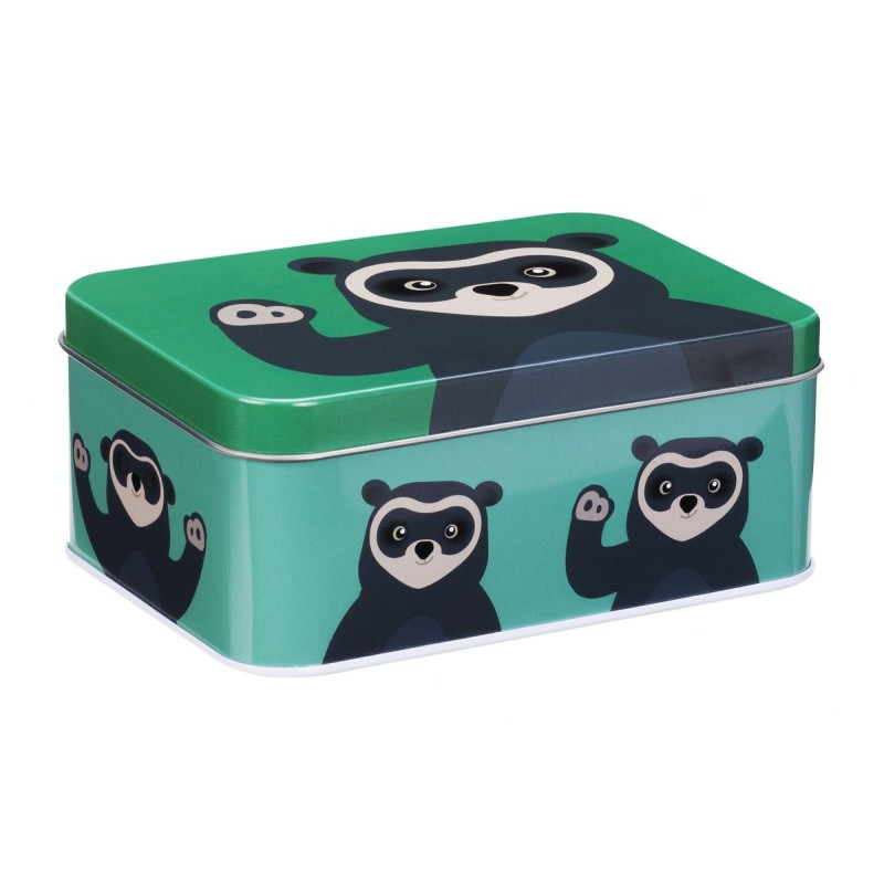 Blafre aflang tin boks - Treasurehunter.dk