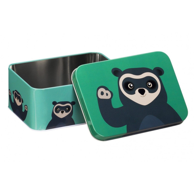 Blafre aflang tin boks - Treasurehunter.dk