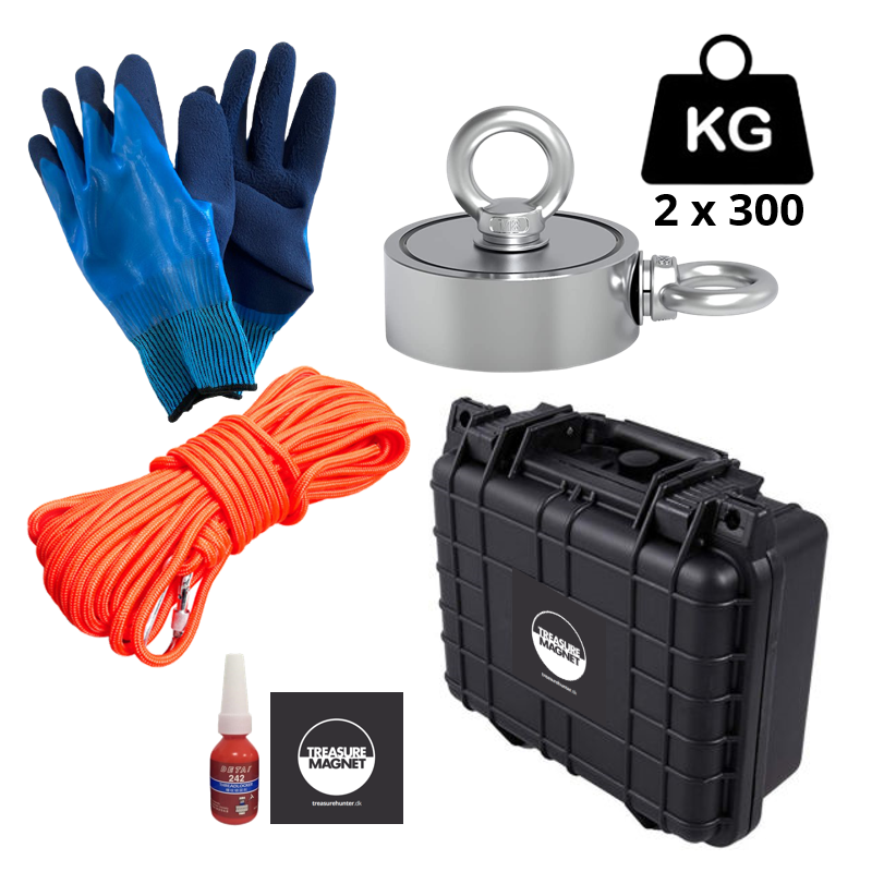 Fiskemagnet | Magnetfiskeri - 600KG Starter Kit