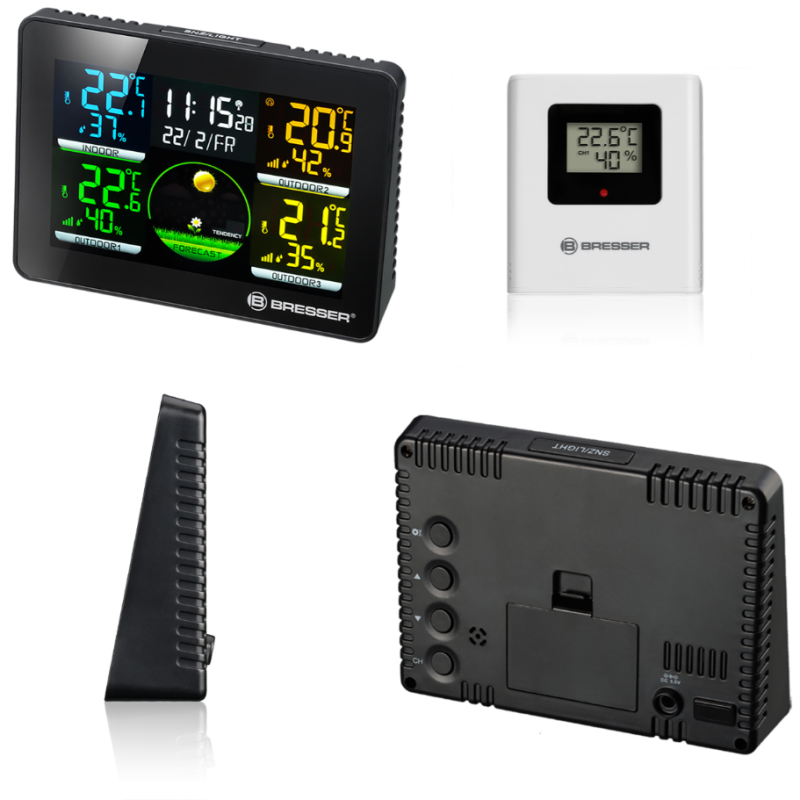 BRESSER Quadro NLX Vejrstation - Treasurehunter.dk