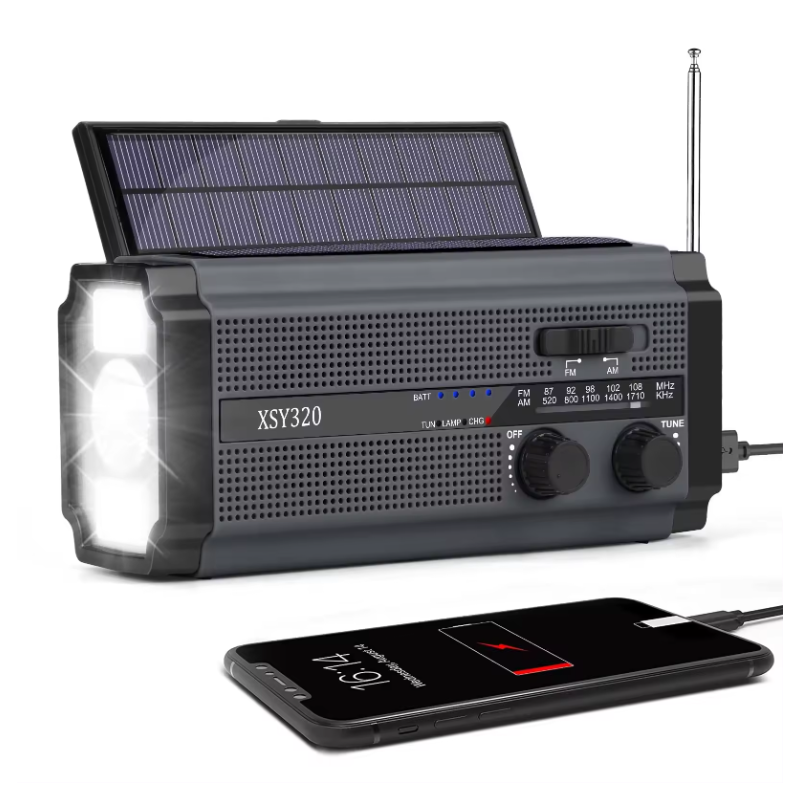 Globuz - Nødradio m/ Powerbank 5.000mAh