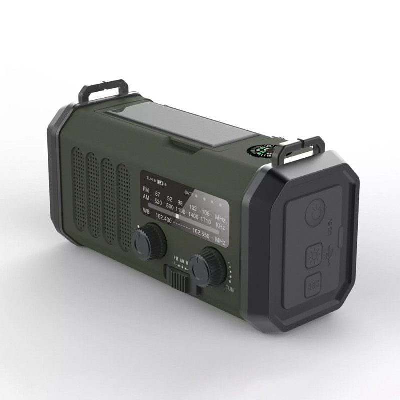 Globuz - Nødradio m/ Powerbank 10.000mAh