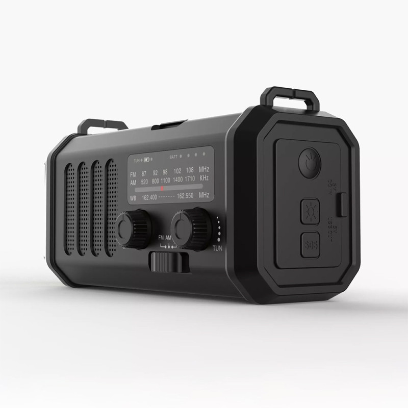 Globuz - Nødradio m/ Powerbank 10.000mAh