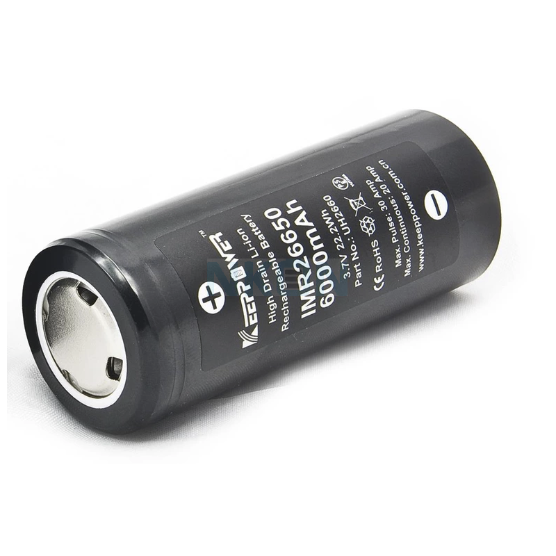 Keep Power UH2660 26650batteri med 6000 mAh kapacitet