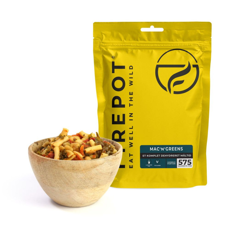 Firepot - Mac'n'Greens, dehydreret