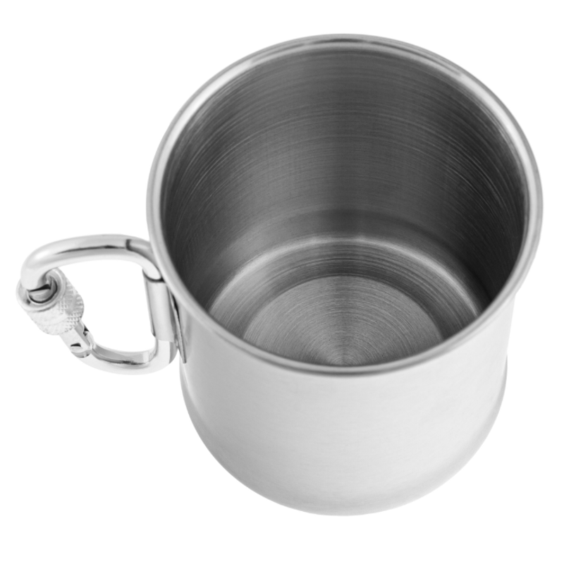 Mil-Tec 250 ml krus i rustfrit stål - Treasurehunter.dk