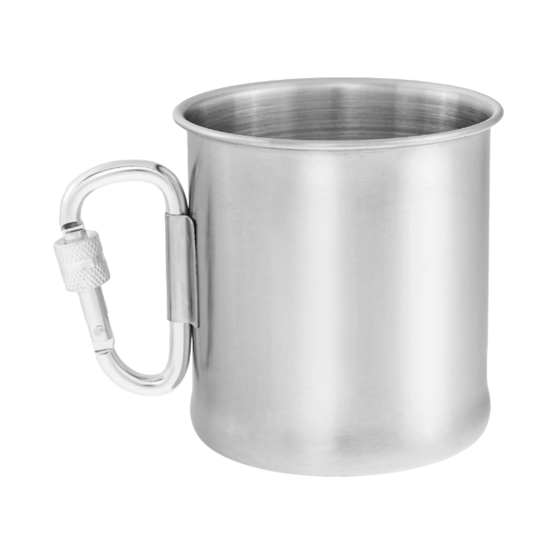 Mil-Tec 250 ml krus i rustfrit stål - Treasurehunter.dk