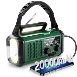 Globuz - Nødradio m/ Powerbank 20.000mAh