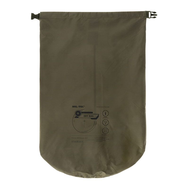 MIL-TEC Drybag 5L - Treasurehunter.dk