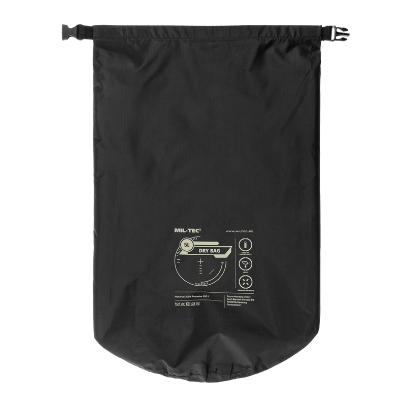 MIL-TEC Drybag 5L - Treasurehunter.dk