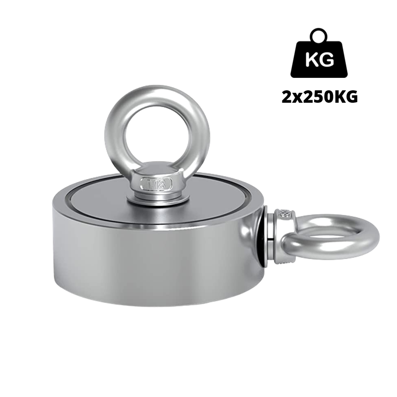 Fiskemagnet | Magnetfiskeri. 500KG Fiskemagnet fra Treasuremanget.
