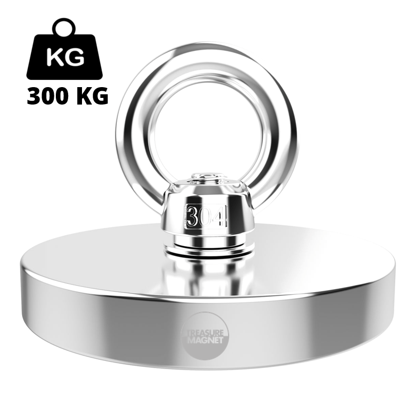 Fiskemagnet | Magnetfiskeri. 300KG fiskemagnet fra Treasuremanget.