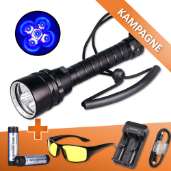 Amber Scorpion Pro 9 Watt ravlygte i top kvalitet