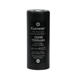 KeepPower UH2670 26650batteri med 7000 mAh kapacitet