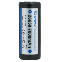7000 mAh 26650 batteri fra KeepPower