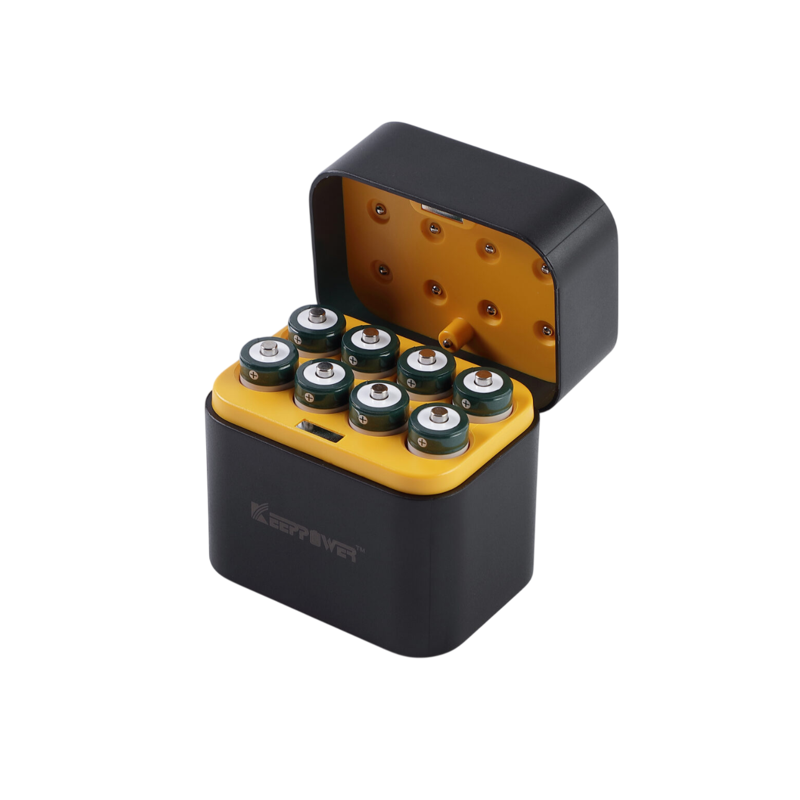 8 Stk. Genopladelige AA batterier inkl. oplader