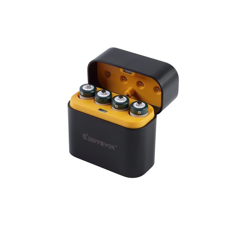 Keeppower i4 - Genopladelige AA batterier, 4 stk. inkl. oplader