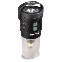 Mil-Tec - Genopladelig Lanterne & lommelygte 2-i-1