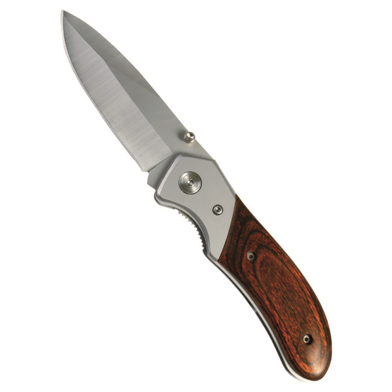 Kniv med Pakkawood Håndtag – 8 cm Rustfri Klinge