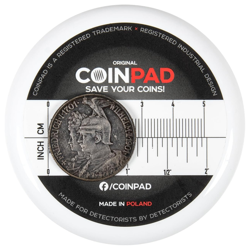 Coinpad XL mønterbeholder og fundæske - Treasurehunter.dk